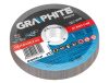 GRAPHITE Vágókorong, fémhez, 115x1x22.2 mm, 41 A60-T-BF, 10db 55H577