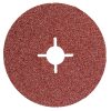 GRAPHITE Rostszálas-. fíber-csiszolókorong 125mm, K40, 3db 55H855