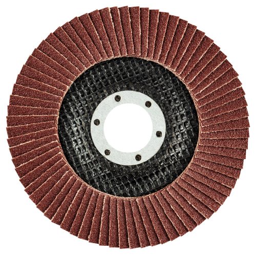 GRAPHITE Csiszolókorong lamellás 115x22.2mm, K100 fém-fa 55H984