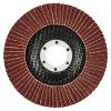GRAPHITE Csiszolókorong lamellás 115x22.2mm, K120 fém-fa 55H985