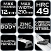 NEO TOOLS Laminált burkolat vágó, vágásszélesség:210mm, vágásvastagság: 12mm 56-010