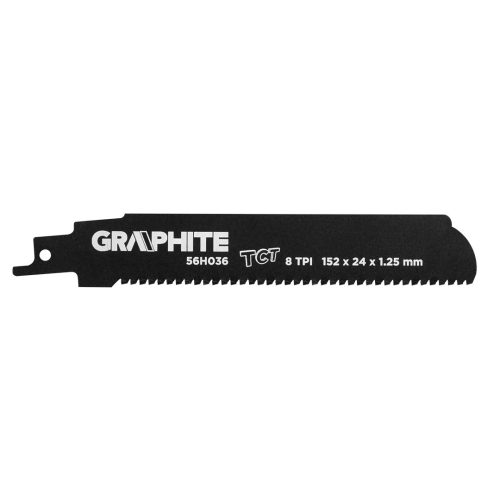 GRAPHITE Orrfűrészlap, HM, 152x24x1.25mm, 8TPI 56H036
