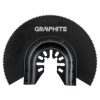 GRAPHITE HCS félkör vágólap fához, multifunkciós géphez, 87mm, 200 fog 56H062
