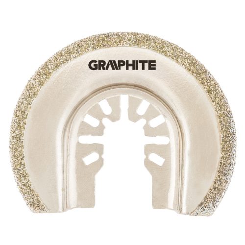 GRAPHITE HCS félkör vágólap kerámiához, multifunkciós géphez, 85mm, electroplated diamond powder 56H063