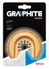 GRAPHITE Félkör keményfém vágólap kerámiához, multifunkciós géphez 64mm 56H064