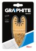 GRAPHITE Keményfém csiszolólap kerámiához, multifunkciós géphez, HM, 76mm 56H065