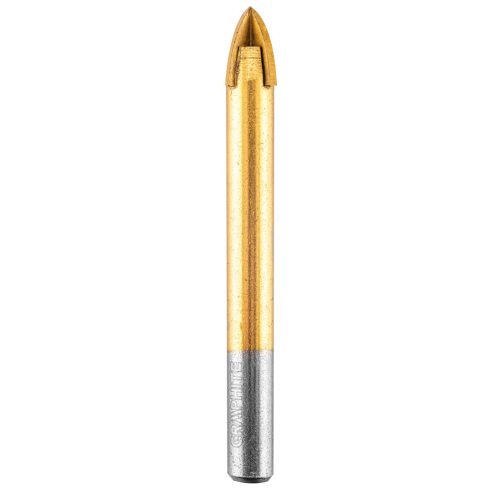 GRAPHITE Univerzális 4 élű üvegfúró, fa, műanyag, fém, kőzet, kerámia fúráshoz, 12mm 56H407