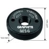 GRAPHITE Gyorsrögzítő anya sarokcsiszolókhoz, klikkes, M14 56H421
