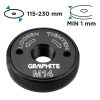 GRAPHITE Gyorsrögzítő anya sarokcsiszolókhoz, klikkes, M14 56H421
