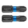 GRAPHITE Torziós ütvecsavarozó bit PZ3x25mm, 2db 56H505