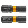 GRAPHITE Torziós ütvecsavarozó bit, hatlapú, 6x25mm, 2db 56H509