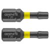 GRAPHITE Torziós ütvecsavarozó bit TX20x25mm, 2db 56H513