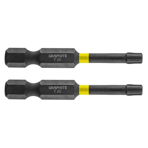 GRAPHITE Torziós ütvecsavarozó bit TX20x50mm, 2db 56H525