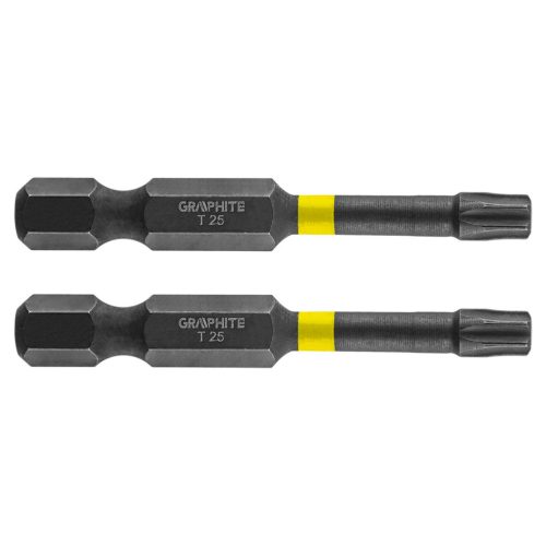GRAPHITE Torziós ütvecsavarozó bit TX25x50mm, 2db 56H526