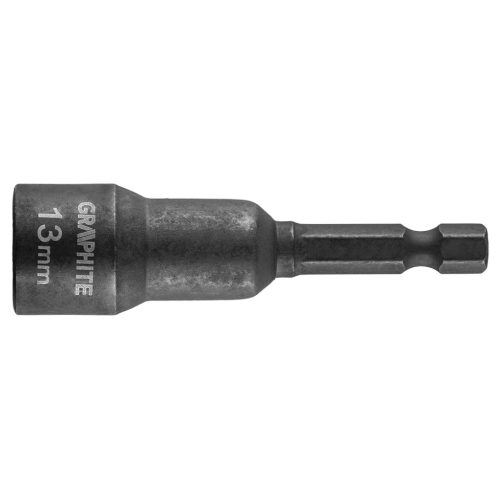 GRAPHITE Csavarbehajtó ütvecsavarozókhoz, hatlapú, mágneses, 13mm 56H553