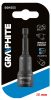 GRAPHITE Csavarbehajtó ütvecsavarozókhoz, hatlapú, mágneses, 13mm 56H553