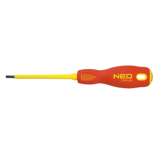 NEO TOOLS Csavarhúzó lapos 2.5X75 1000V szigetelt 25 év garanciával 04-051