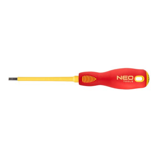 NEO TOOLS Csavarhúzó lapos 4.0X100 1000V szigetelt 25 év garanciával 04-053