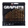 GRAPHITE Csigafúró készlet HSS-Cobalt, 1.0 - 10.0mm, 19db 57H089