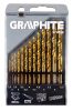 GRAPHITE Csigafúró készlet HSS TITÁN bevonattal 1.5 - 6.5mm, 13db 57H198