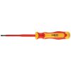 NEO TOOLS Csavarhúzó lapos, 1000V, szigetelt, 0.6x3x100mm, S2 acél 25 év garanciával 04-131