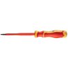 NEO TOOLS Csavarhúzó lapos, 1000V, szigetelt, 0.8x4x100mm, S2 acél 25 év garanciával 04-132