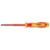 NEO TOOLS Csavarhúzó lapos, 1000V, szigetelt, 0.8x4x100mm, S2 acél 25 év garanciával 04-132
