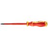 NEO TOOLS Csavarhúzó lapos, 1000V, szigetelt, 1x5,5x125mm, S2 acél 25 év garanciával 04-133