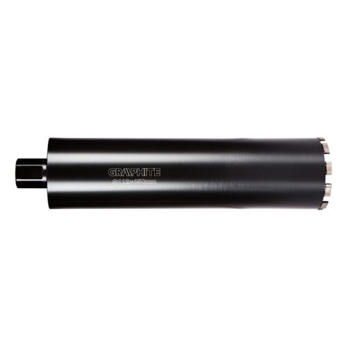 GRAPHITE Gyémánt magfúró korona, 112x450mm, 10 szegmenses, 58G540 géphez 57H863