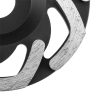 GRAPHITE Gyémánt csiszolókorong 115 x 22,2 x 5mm, L szegmenses 57H892