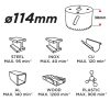 GRAPHITE KÖRKIVÁGÓ BI-METAL 114MM 57H917