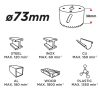 GRAPHITE KÖRKIVÁGÓ BI-METAL 73MM 57H930