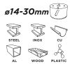 GRAPHITE ADAPTER KÖRKIVÁGÓHOZ 30MM-NÉL KISEBB KÖRKIVÁGÓHOZ 57H938