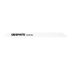 GRAPHITE ORRFŰRÉSZLAP 250mm, fém, inox, fa, réz, műanyag, alu, 2db 57H947