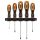 NEO TOOLS Csavarhúzó készlet, fali tartóval, 5db 25 év garanciával 04-192