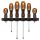 NEO TOOLS Csavarhúzó készlet, fali tartóval, 6db 25 év garanciával 04-193