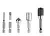 GRAPHITE Akkus fúró Energy+, 2db akku+töltő!, 18V/2Ah, 10mm + alu koffer + 109 kiegészítő, levehető fúrótokmány 3 év garanciával 58G022-PS15