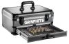 GRAPHITE Akkus fúró Energy+, 2db akku+töltő!, 18V/2Ah, 10mm + alu koffer + 109 kiegészítő, levehető fúrótokmány 3 év garanciával 58G022-PS15