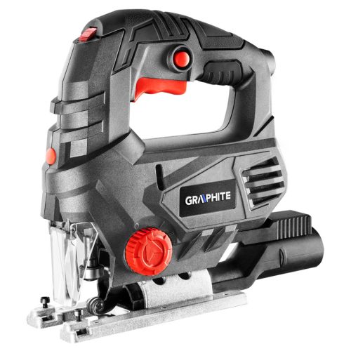 GRAPHITE Dekopírfűrész 800W, 0-3100 min-1, alu talp, koffer 3 év garanciával 58G077