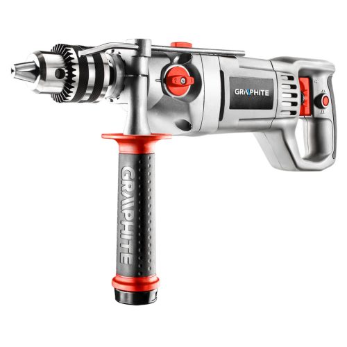GRAPHITE Ütvefúró 1050 W, 16mm-es fogas tokmány, Két fordulat/ütésszám tartomány 3 év garanciával 58G712