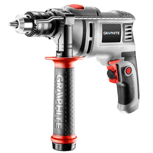 GRAPHITE Ütvefúró 550W, 0-3000/min 13mm fogastokmány, koffer 3 év garanciával 58G725