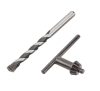 GRAPHITE Ütvefúró 550W, 0-3000/min 13mm fogastokmány, koffer 3 év garanciával 58G725