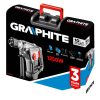 GRAPHITE Fúrókalapács vésőfunkcióval, SDS MAX, 1250W, 10J, kofferben 3 év garanciával 58G874