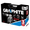 GRAPHITE Bontókalapács, SDS MAX, 1300W, 20J kofferben 3 év garanciával 58G877