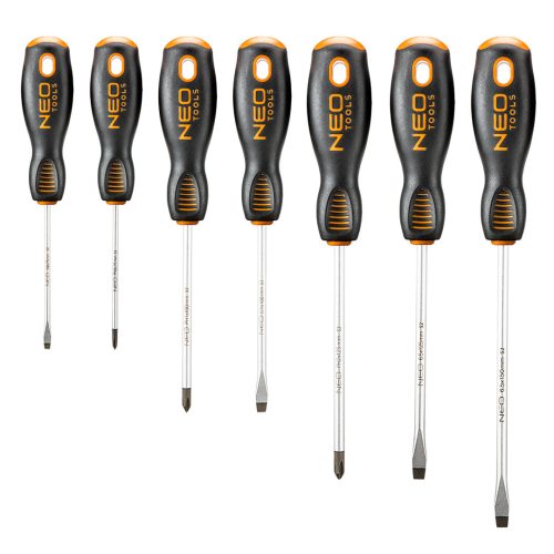 NEO TOOLS Csavarhúzó készlet 7db 25 év garanciával 04-206