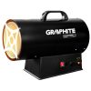 GRAPHITE Gázos hőlégbefúvó(Akkus) 30kW, Energy+ kompatibilis, Akku nélkül! 3 év garanciával 58GE101
