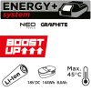 GRAPHITE Akkumulátor 8Ah, Energy+ egyakkus rendszerhez, 18V, BOOST UP 3 év garanciával 58GE152