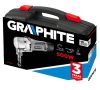 GRAPHITE LEMEZVÁGÓGÉP, folyamatos lyukasztó 500W, hullám- és síklemezekhez. Egyenes és ív vágásra. Kofferben. 3 év garanciával 59G401