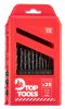 Top Tools Csigafúró készlet 25db, 1-13mm 60H725