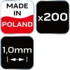 NEO TOOLS Hézagoló-, fugakereszt - 1mm, 200db 61-106